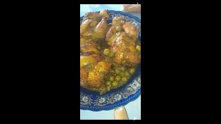 Djaj mhamar Recette marocaine 🇲🇦  Poulet aux olives by Haja Nadia😋👌 [upl. by Ginger651]