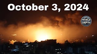 Israeli Airstrikes on Beirut Escalating Conflict in the Middle East  October 2024 Update [upl. by Chilt668]