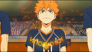 4K Haikyu「AMVEdit」 Karasuno Vs Shiratorizawa  VittoBad Boy [upl. by Bancroft]