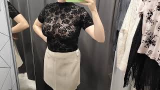 4K NOT TRANSPARENT Tryon haul with me  New clothes try ons amp Mirror View [upl. by Morena750]