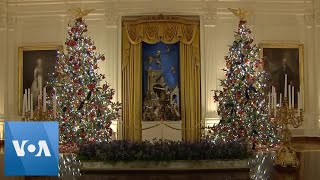 White House Unveils 2019 Christmas Decorations [upl. by Xever]