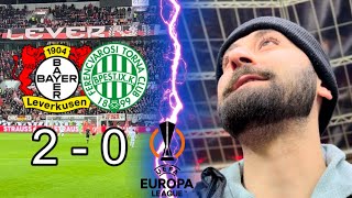 EUROPALEAGUE STADIONVLOG  LEVERKUSEN VS FERENCVAROS BUDAPEST [upl. by Siramad]