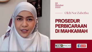 Prosedur Perbicaraan Di Mahkamah  Nor Zabetha [upl. by Eerej]