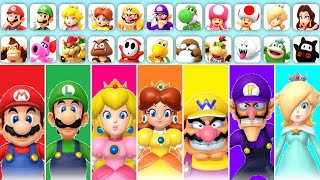 Super Mario Party Jamboree  All Characters [upl. by Enyawd]