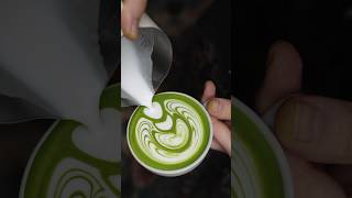 Relaxing Matcha latte art [upl. by Intruok822]