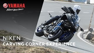 2018 Yamaha Niken  An unexpected carving corner experience [upl. by Jacobine]