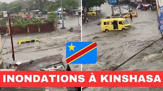 Inondations à Kinshasa  Un enfant de 2 ans perd la vie [upl. by Salene503]