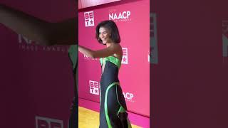 Zendaya Is A Goddess In Green At The NAACP Image Awards shorts NAACPImageAwards23 Zendaya BET [upl. by Everrs]