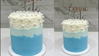 Fault line ombre cake  Cake decorating tutorials  Sugarella Sweets [upl. by Manda]