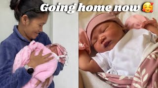 VLOG new born screening  finally going home 🥰🤍  ERICA AHERN [upl. by Nytsud]