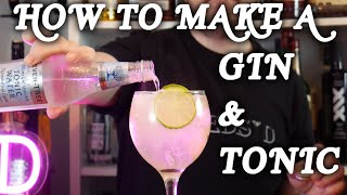 How to make a Gin amp Tonic Botanist Gin for World Gin Day [upl. by Norehc]