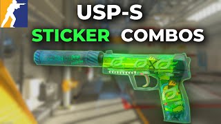 The BEST UspS Sticker Combos In CS2 [upl. by Phip]