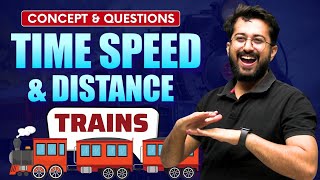 🚂 TRAINS  Time Speed amp Distance  Concept amp Questions  Aashish Arora  Quant for Bank Exams 2024 [upl. by Boehmer224]