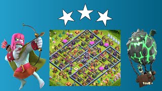 Lavaloon Attack on Town Hall 15  Clash of Clans attack Strategy [upl. by Chimene]