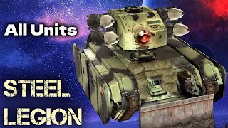 Dawn of War Unification Mod 70  Steel Legion all units showcase  New Update 2024 [upl. by Yentuoc]