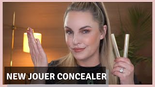 NEW JOUER COSMETICS Essential High Coverage Concealer  2 day wear TEST [upl. by Diba]