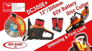 Altrad Belle DC300E 82V Battery Disc Cutter  Unboxing amp First Look  Red Band UK [upl. by Mcnally]