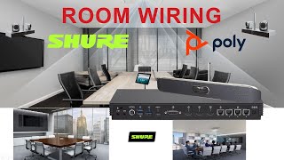 ☕Tech🛠 Shure amp Poly Room Wiring and Design [upl. by Suisyola]