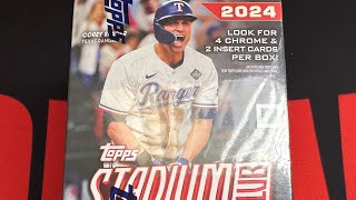 2024 Topps Stadium Club Blaster Box Rip Skenes Hunt Fun Cheap Rip [upl. by Nirro]