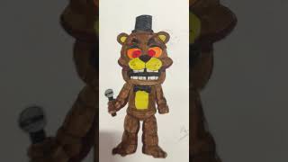 Fang movie Freddy drawing fivenightsatfreddys halloween fivenightsatfreddy fnaf [upl. by Ahsikal]