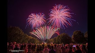 Heideblütenfest Schneverdingen 2019  Feuerwerk PYROLAND [upl. by Nisotawulo]