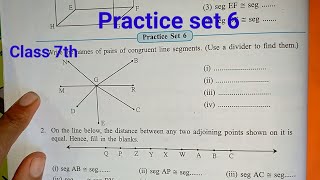 Practice set 6 class 7th  Geometrical construction [upl. by Marra113]