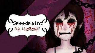 【Speedpaint】quotLA LLORONAquot【Original Artwork】【Drawing Process】 [upl. by Sanoy]