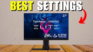 ViewSonic Elite XG270 Best Settings [upl. by Avla]