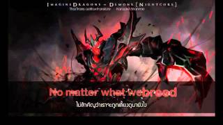 Nightcore  Demons Lyrics  Thaisub [upl. by Nitnelav56]