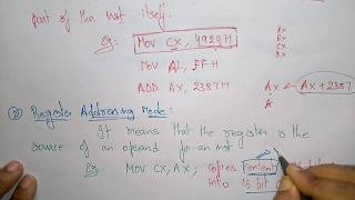 addressing modes of 8086  part13 [upl. by Neomah]