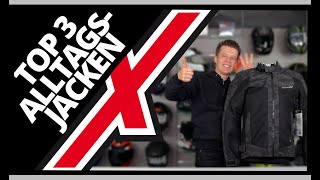 TOP 3 ALLTAGSJACKEN  Motorradjacken für das ganze Jahr amp jede Situation ❌ Helmexpress TV [upl. by Nyrraf]