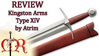 Medieval Review  Kingston Arms Type XIV Arming Sword designed by Atrim [upl. by Goulden]