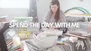 SPEND THE DAY WITH ME  Decluttering Cooking and DIY Eczema Cream [upl. by Eocsor]