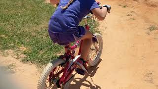 Lake Druid Park pump track on training wheels [upl. by Trey]