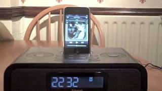 Review of the iHome iP99 Alarm Clock Radio for the iPhone 3g [upl. by Ynafit]