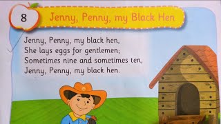 Jenny Penny my Black Hen  Jr Kg Rhymes Songs amp Poems  SampD Teacher [upl. by Alomeda562]