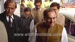 Rajiv Gandhi PV Narasimha Rao Sitaram Kesri  Congress Politicians during happier times [upl. by Arteid]