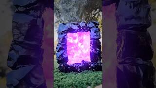 Nether Portal in Real Life [upl. by Aisercal458]