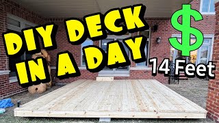 💰Cheap DIY Floating Deck💰 [upl. by Aleekat]