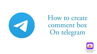 How to creat add comment box on your telegram channel posts [upl. by Ynnam]