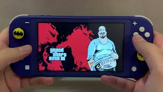 Обзор GTA Trilogy на Nintendo Switch Lite [upl. by Durand]