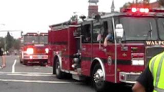 Walpole MA 4th of July FIre Truck Parade 2011 Part 1 of 3 [upl. by Lennad]