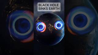 Black HOLE sinks Earth🥹earthknowledge planet shorts earth [upl. by Kelda607]