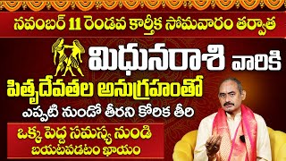 మిథునరాశి వారు ఒక గండం నుండి బయట పడతారు  Gemini Zodiac Fruits 2024  November Month Horoscope 2024 [upl. by Alyakem]