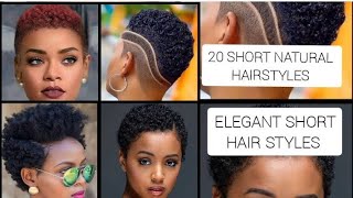 20 Short Natural hairstyles that look great on anyone [upl. by Missie]