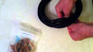 DIY Rubber Band Ties for Cables and Power Chords [upl. by Laverne829]