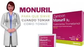 Monuril para que sirve cuando y como tomar monuril monurol fosfomicina trometamol [upl. by Adnicaj]