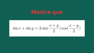 como escrever senxseny como um produto de funções trigonométricas [upl. by Anirahs]