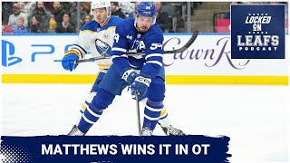 Toronto Maple Leafs get past Sabres in overtime breaking down NHL Trade Frenzy who is left [upl. by Alraep507]