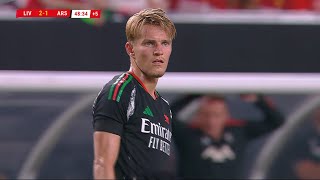 Martin Ødegaard Masterclass vs Liverpool A  Pre Season 202425 [upl. by Naelcm]